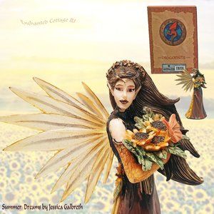 🌻𝐒𝐔𝐌𝐌𝐄𝐑 𝐃𝐑𝐄𝐀𝐌𝐒 Dragonsite Fairy  JG50105 Jessica Galbreth 2006 NEW
